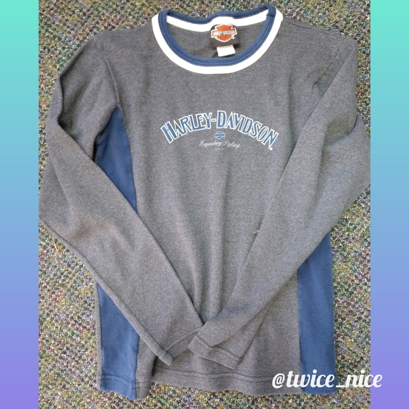 Harley Davidson Womens Long Sleeve Top S - Picture 1 of 5